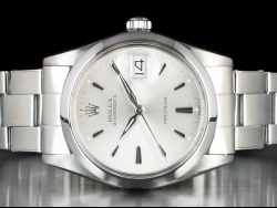 Rolex Oysterdate Precision 34 Argento Oyster Silver Lining 6694